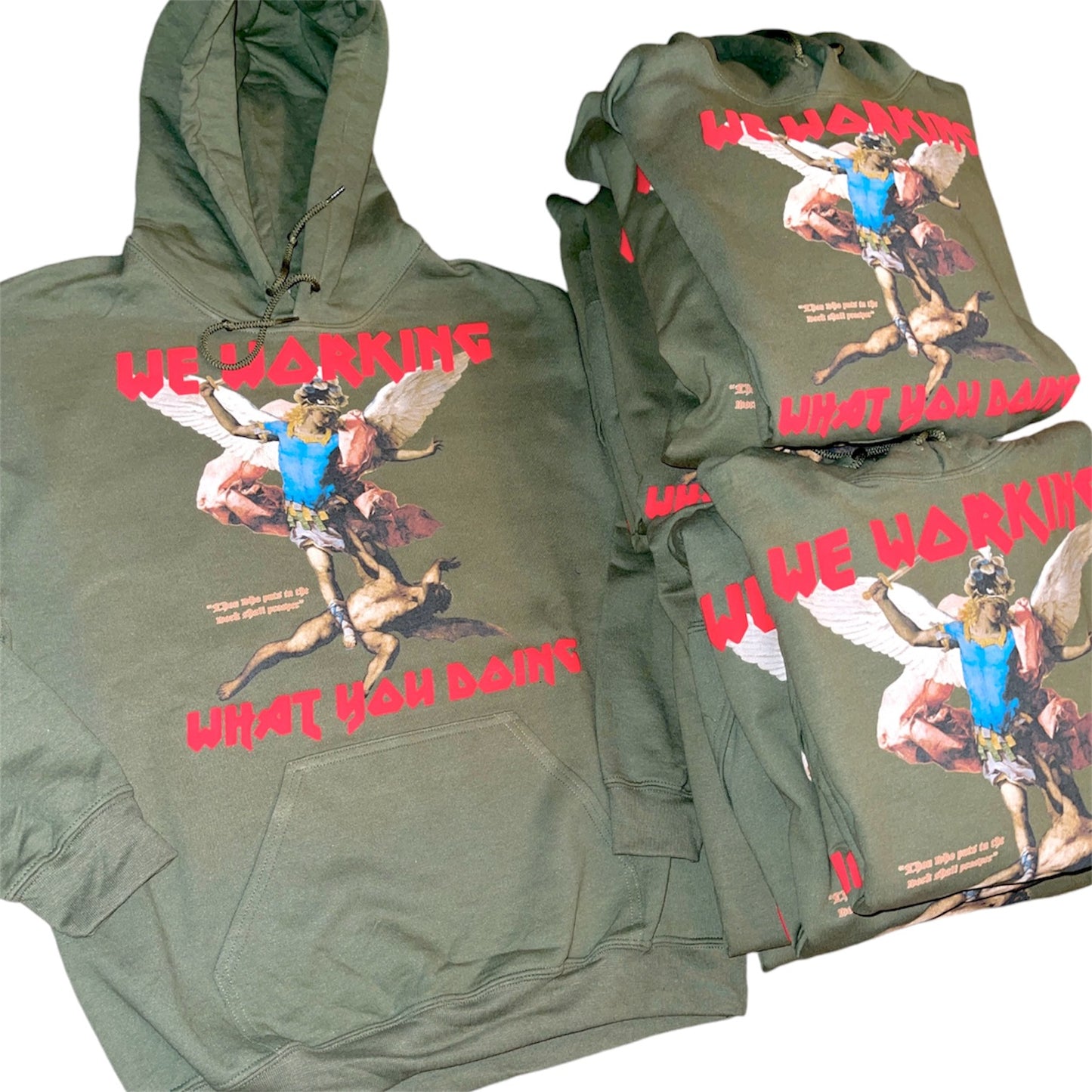 “Angels” Hoody Green